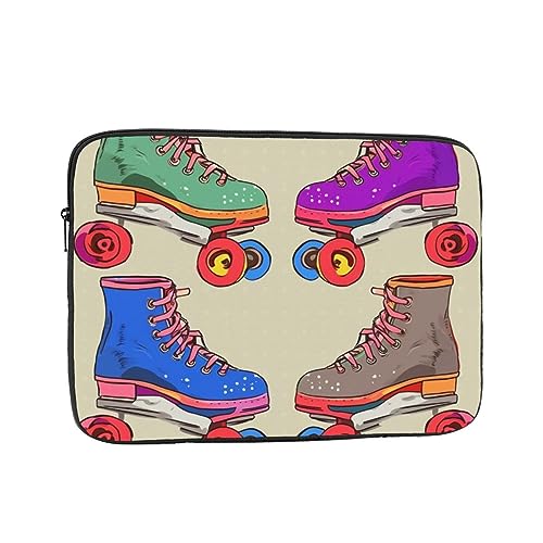 Retro Colorful Roller Skates Laptop Case Laptop Sleeve Laptop Bag Antiurto Protettiva Notebook Case...