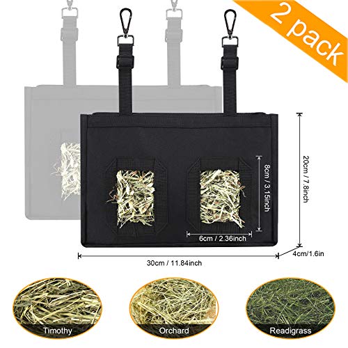 image for USWT Guinea Pig Hay Bag, 2pcs/Set Buuny Hay Feeder,Hay Feeder for Bunn
