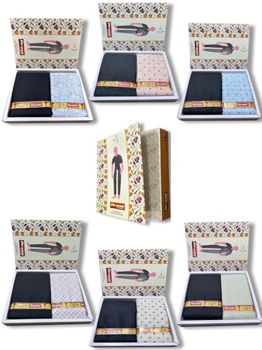 Image of Shirt pant Combo Pack of 6(Unstitched, Full Length Fabric)