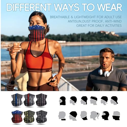 Image of Neck Gaiter Balaclava Bandana Face mask, Sun Wind protection, Cycling, Running, Hiking Sports, for Men & Women