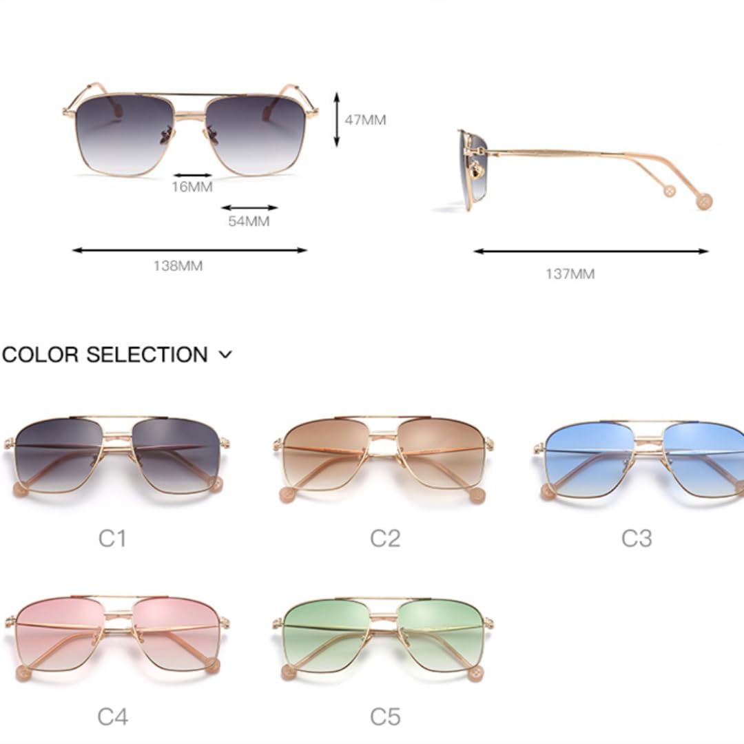 Gafas de sol transfronterizas, gafas de color, fotografía callejera, compras para mujeres