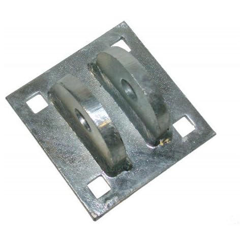 Dock Hardware T-Female Floating Dock Connector Hinge (DH-TF) - Galvanized 1/4" Cover