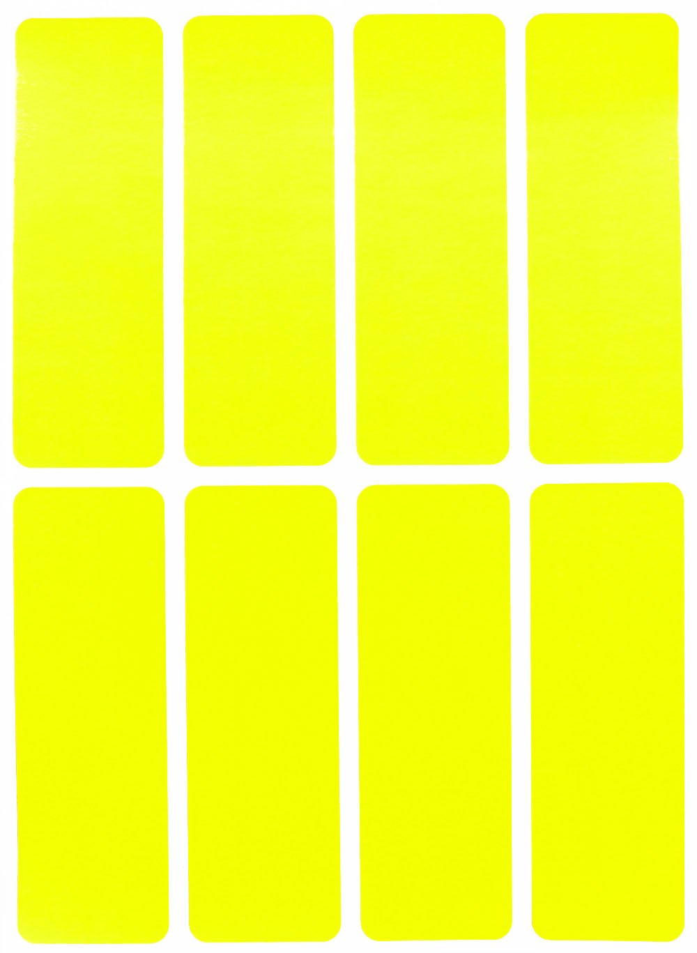 Royal Green Rectangular Sticker Color Coded Write on Labels for Organizing, Moving, & Mailing, 3x1 inch Stickers to Write On Labels & Tags for Home, Office, and School Projects, 400-Pack (Neon Yellow)
