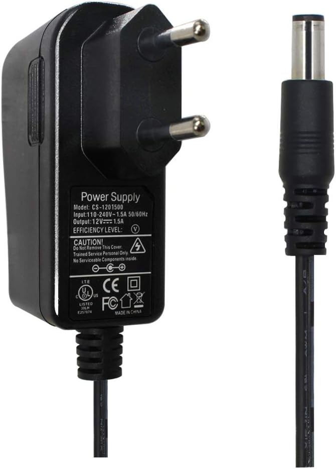 Alimentation Universelle 12V 1.5A - Adaptateur Secteur Jack 5.5x2.1mm Pour Box TV, LED, Routeur