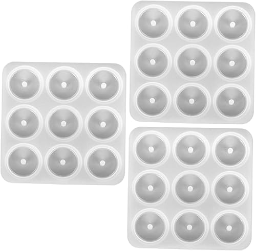 Molde colgante de 3 piezas para gelatinas Molde de para Resina colgante de cierre para collar colgantes colgantes para pulseras, collar, colgante,