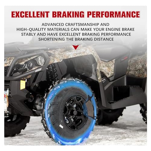 Can-Am Outlander Brake Pads - Front & Rear for 500, 650, 800, 1000 STD, DPS, XT, XT-P, Renegade 500 STD by Lonsda - Image 5
