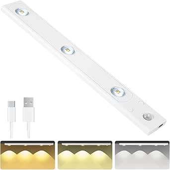 HIBOITEC Onderbouwlamp keuken, led-accu, 32,5 cm, 2500 mAh