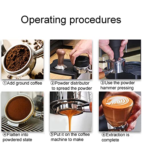 Psytfei 51Mm Reusable Zinc Alloy Coffee Filter With Wood Handle Bottomless Portafilter Bottomless Coffee Portafilter For Ecp3420 Coffee Machine #TOP3