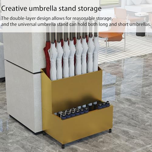 Porte-parapluies d'intérieur facile à déployer pour écoles et magasins - 4