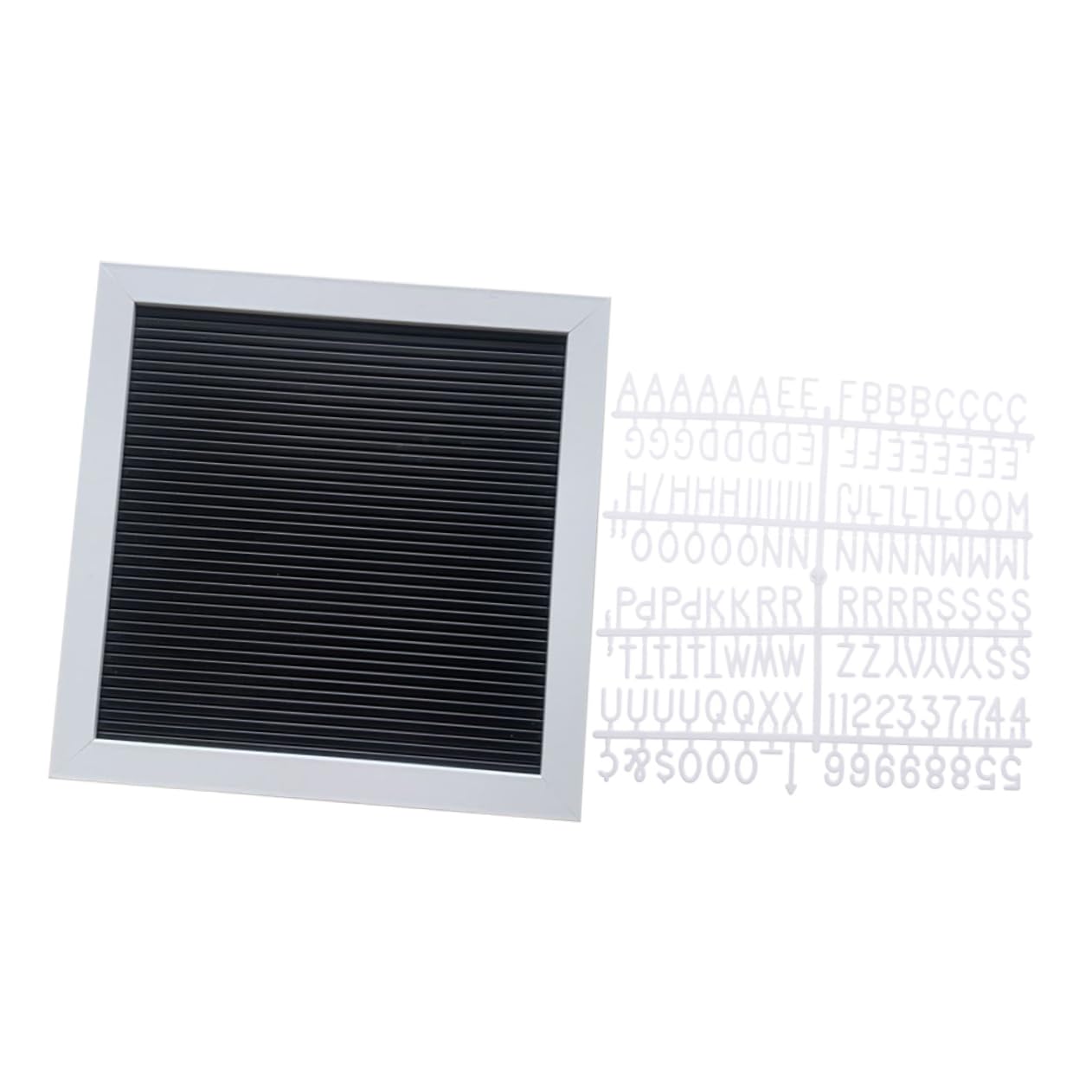 GRIRIW Elegant Wooden Letter Board Home Classroom Decor Sturdy Memo Board Removable Letters