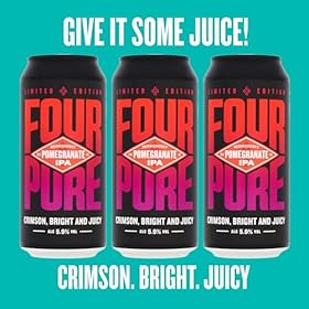 Fourpure Pomegranate IPA – Naturally Brewed Crimson, Bright & Juicy IPA – Vegan Craft Beer (12x440ml Cans) Fourpure Pomegranate IPA - Naturally Brewed Crimson, Bright & Juicy IPA - Vegan Craft Beer (12x440ml Cans) – Fourpure