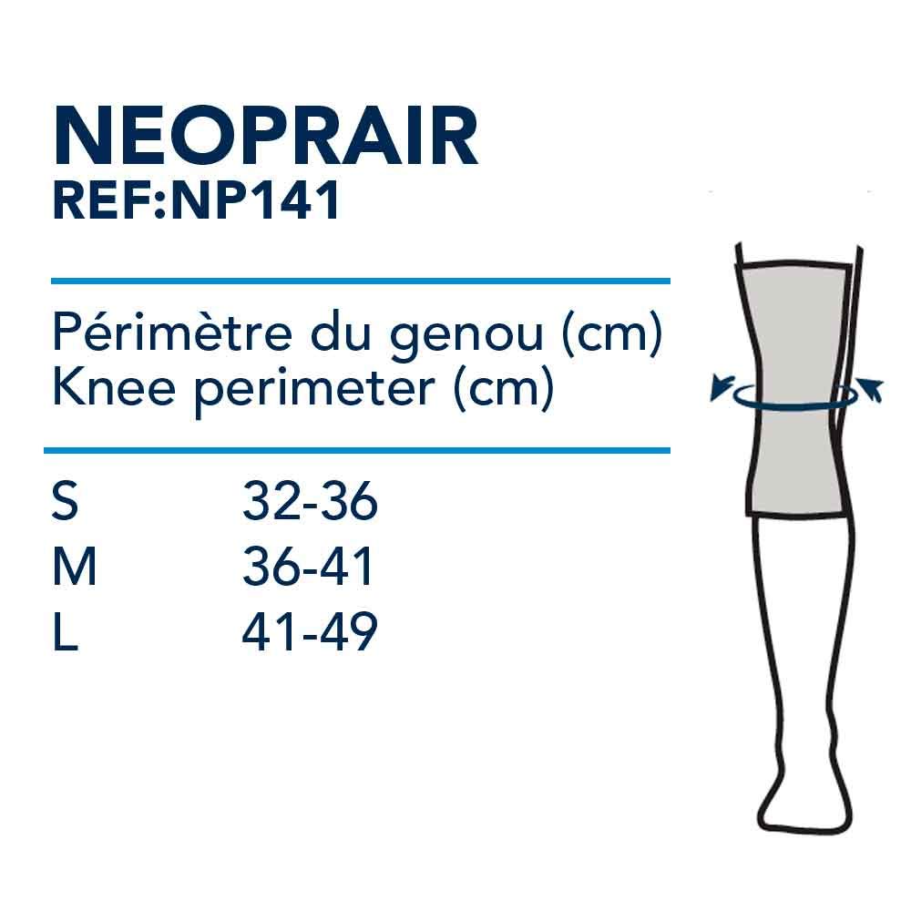 PRIM S.A. Neoprair Genouillère Enveloppe Polycentrique Taille L
