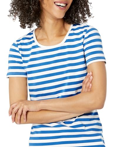 Image of Amazon Essentials Women's Regular-Fit Short-Sleeve Crewneck T-Shirt, Multipacks