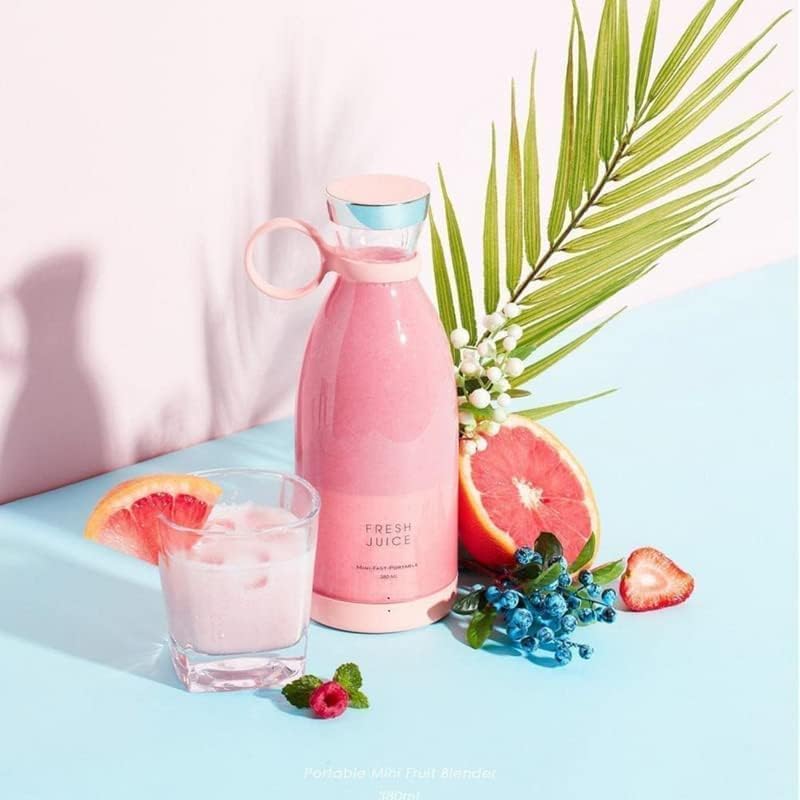 JuicyBlender Pink Juice Blender Bottle