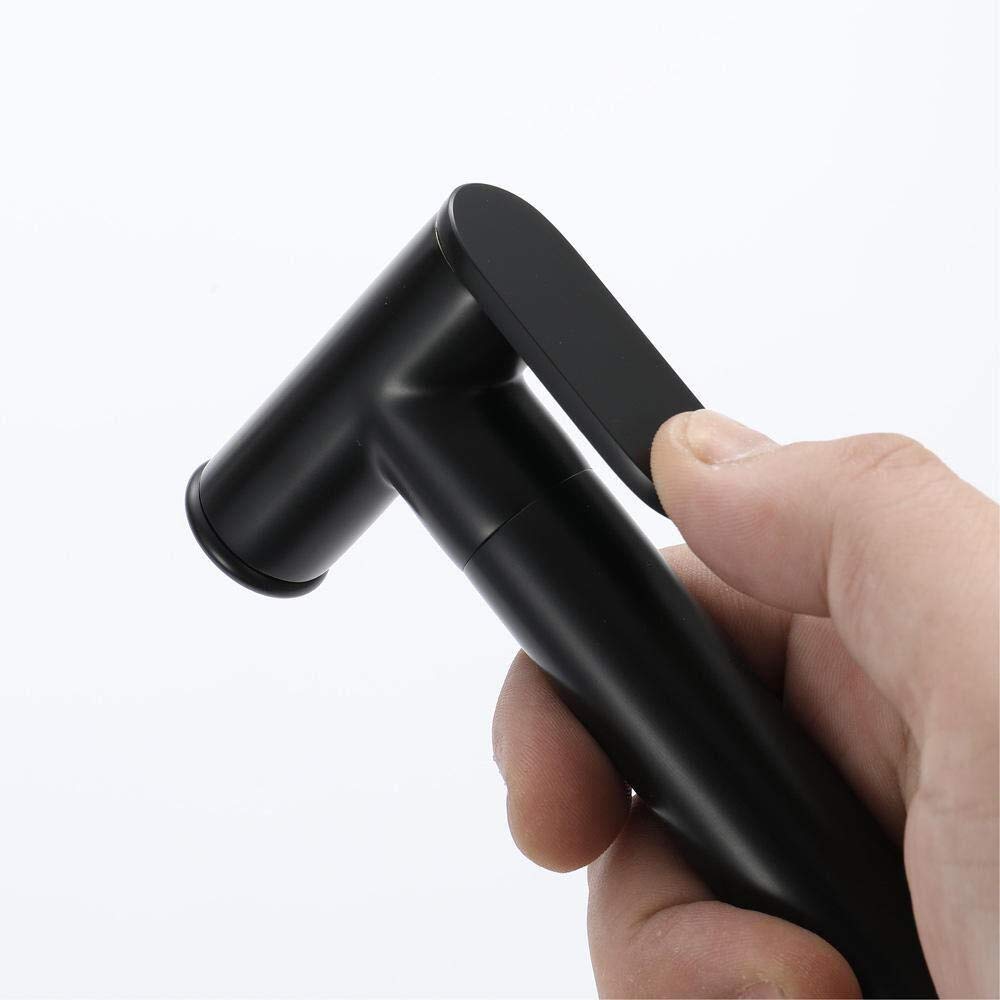 Duschset, Duschkopf, Toiletten-Sprühkopf, Hygiene-Wasserhahn-Set, Schwarz, Kupfer-Sprühpistole, Toilettenspüler, Schwarz, Wandmontage