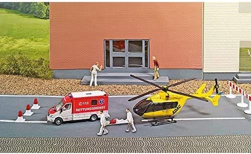 siku 2116 VW T6 Ambulance Super Toy Vehicle, Red/White Emergency Service Kit Single