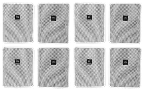 (4) (2) JBL Control 25-1 WH 5.25