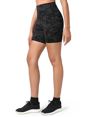 HeyNuts Workout Pro Biker Shorts 4''/ 6'', Compression High Waisted