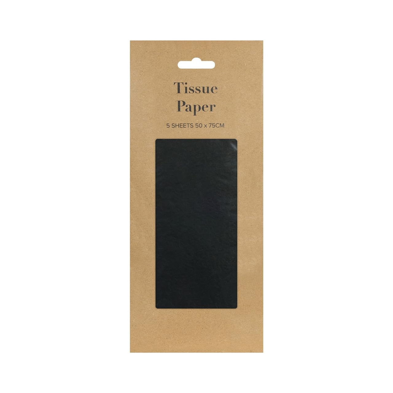 Premium Tissue Paper Sheets 50x75cm - Gift Wrap & Craft Paper Multi-Pack, Vibrant Colours & Themed Mixes for Present Wrapping, Hampers & Art Projects (20, Black, 30 x 20 Inch)