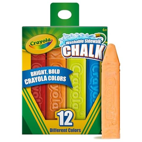 CRAYOLA Outdoor Chalk Set - 12 Colours Cover