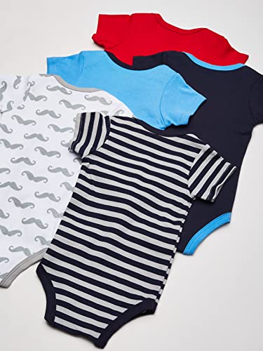 Image of Luvable Friends Baby Unisex Long Sleeve Bodysuits, 5-Pack