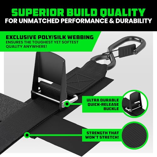 image for Rhino USA Boat Trailer Straps (2-Pack) - Heavy Duty 2 Inch x 48 Inch B