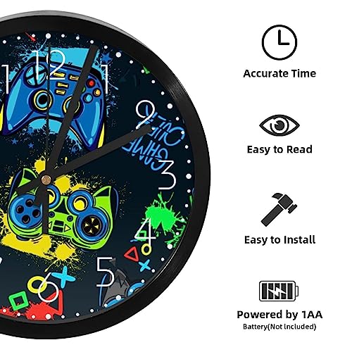 Horloge murale silencieuse à quartz contre le tic-tac