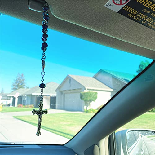 Jiamin Intercession Car Rearview Mirror Rosary-Catholic Rosary - Farmhouse Door Knob Rosary #TOP5