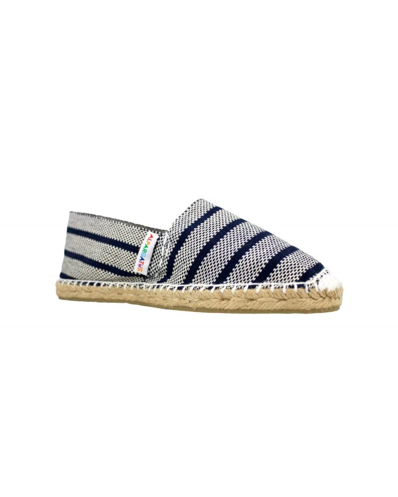 Espadrillas unisex con motivo a righe - realizzate a mano in Spagna