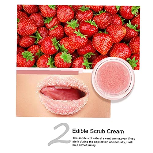 Lip Suiker Scrub Lip Scrub Exfoliator Droge Lipbehandeling Verpakking Gratis Lip Zorg Balsemcrème Natuurlijke Zachte… - Image 4
