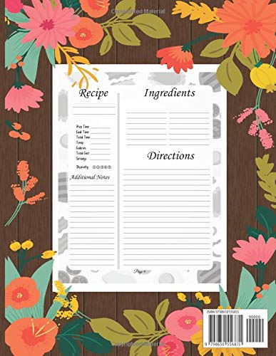 My Recipe Book: Very nice notebook to write all the good family recipes favorite - Image 2
