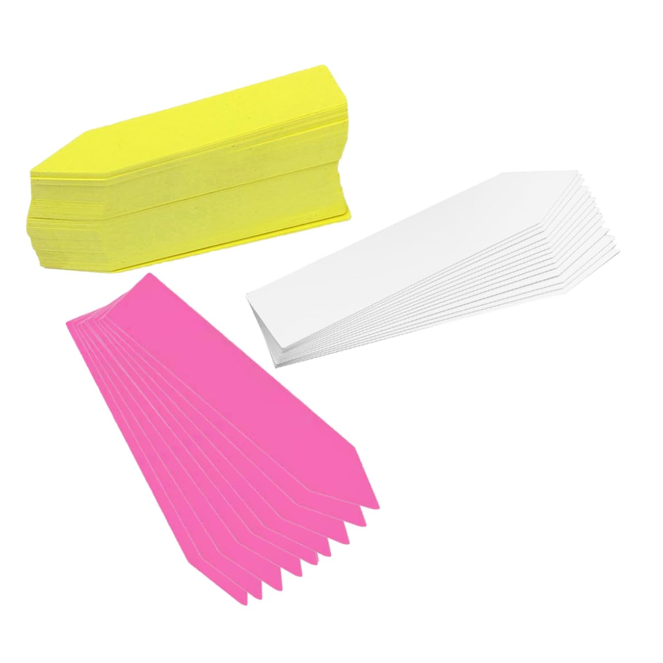 TOYANDONA 2 Sätze Bunte Garten Pflanzenlabels Multifunktionale Pflanzenschilder Kunststoff Wetterfest Für Pflanzenmanagement 300 Stück * 2