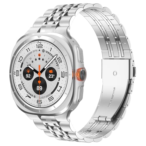 Bracelet Samsung Galaxy Watch Ultra 47mm homme en acier inoxydable