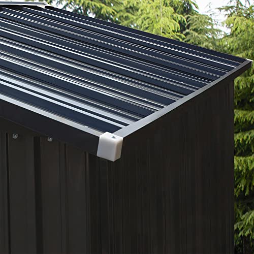 Mupater Outdoor Storage Shed 4X6 Ft, Garden Tool Shed, Metal Lean-To Storage Shed Kit For Backyard Lawn With Lockable Door And Vents #TOP6