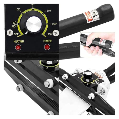 Machine à sceller portable 800W pour sacs Mylar et aluminium