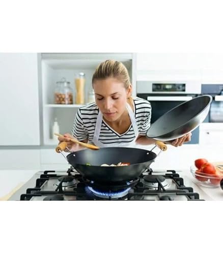 PACK SOLTHERMIC 90 CM ROJO BURDEOS COCINA PORTABOMBONA Y CAMPANA (HORNO A GAS 64L), 5 QUEMADORES - imagen 5