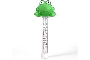 Floating Frog Pool Thermometer for Precise Water Temperature Monitoring