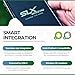 SLX Hybrid Launch Monitor - Effectively Track Your Ball Speed, Club Speed, Distance and Smash Factor - Portable Golf GPS Device via Bluetooth, Golf Radar Swing Speed Trainer (Pro)