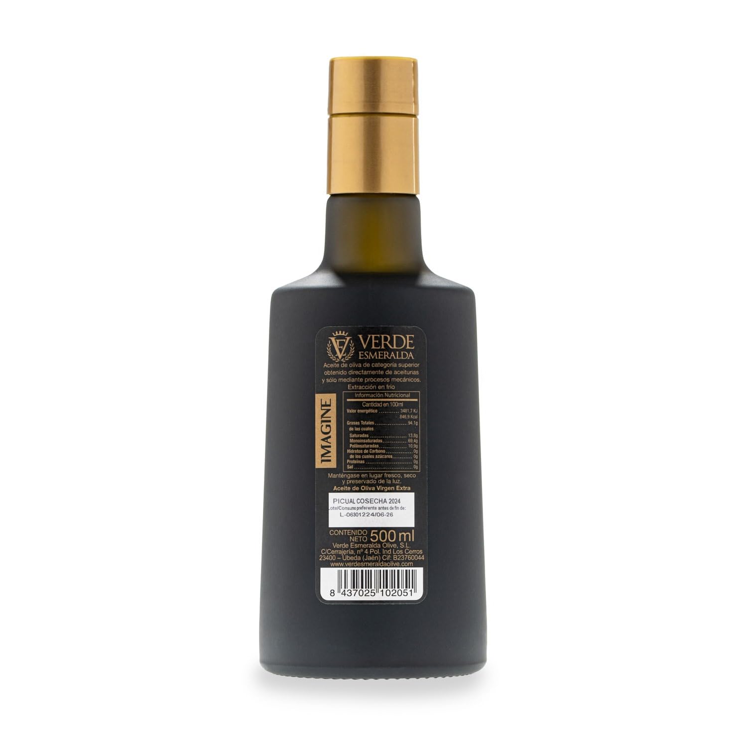 Aceite de Oliva Virgen Extra Picual Verde Esmeralda Edición Especial 500ml