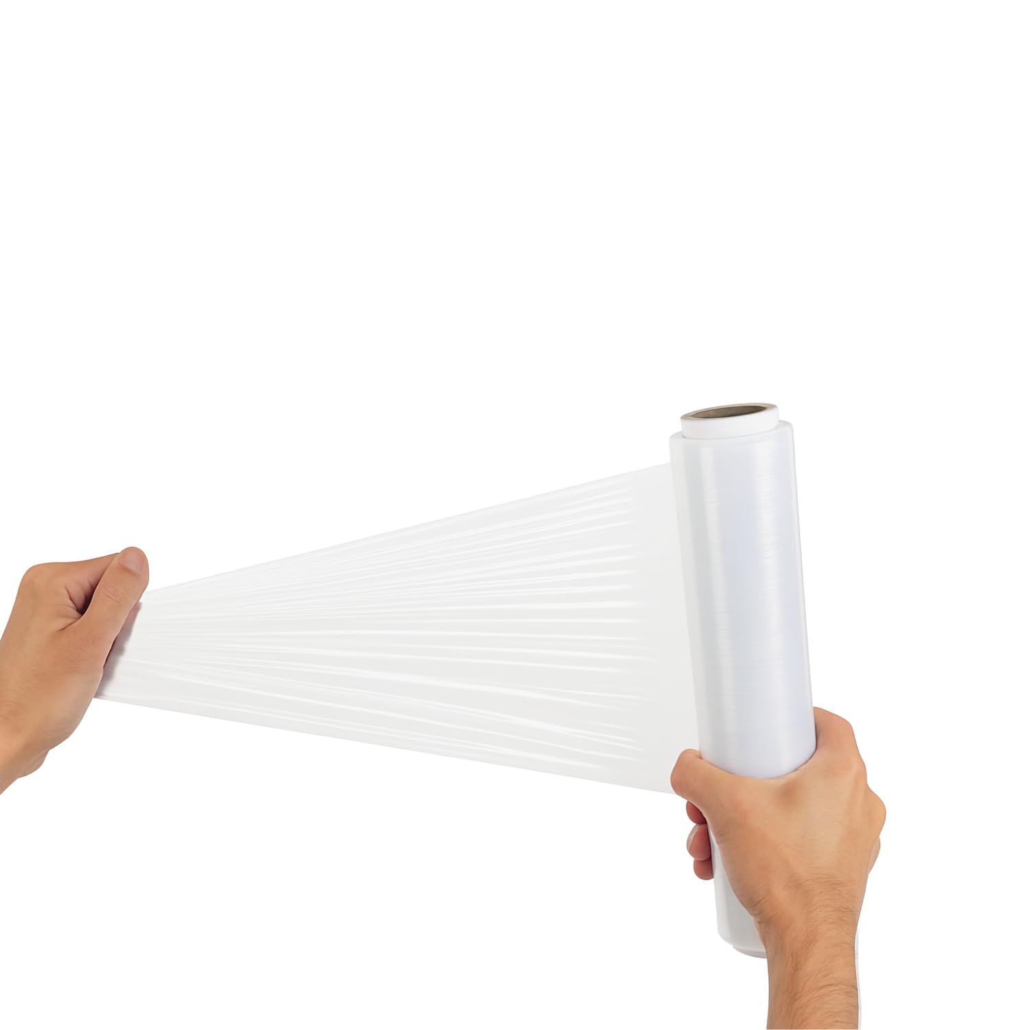 OWIJI Film Estensibile Imballaggio Bianco Coprente 6 Rotoli Pellicola Protettiva Made In italy Cellophane 250 Metri Spedizioni Trasloco Multiuso Extra Resistente Peso Bobina 2,4 Kg 23 Micron