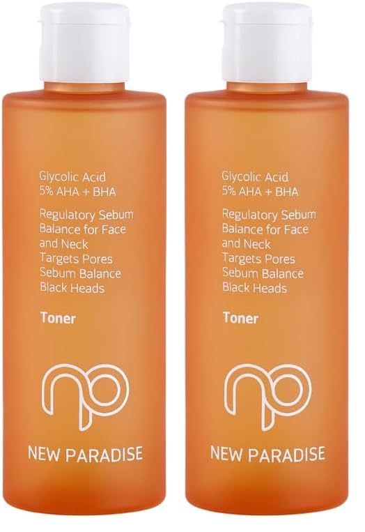 New Paradise Gözenek Sıkılaştırıcı Siyah Nokta Karşıtı Sebum Dengeleyici Akne Karşıtı Tonik 200 ml (2 paketi)