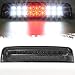 Partsam Smoked Third Brake Light Replacement for 2009-2017 Dodge Ram 1500, 2010-2017 2500 3500 Red/White Dual-Row LED High Mount 3rd Tail Rear Brake Light Cargo Lamp