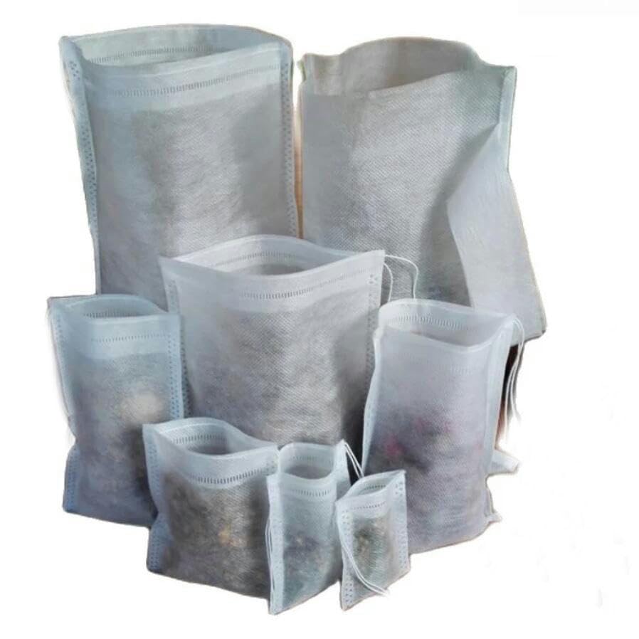 500 bolsas de té vacías con sello curativo de hilo, bolsas de filtro de 7x9 CM para café, té, bolsa de té de papel suelta, 8x12 CM, papel de filtro, 500 unidades