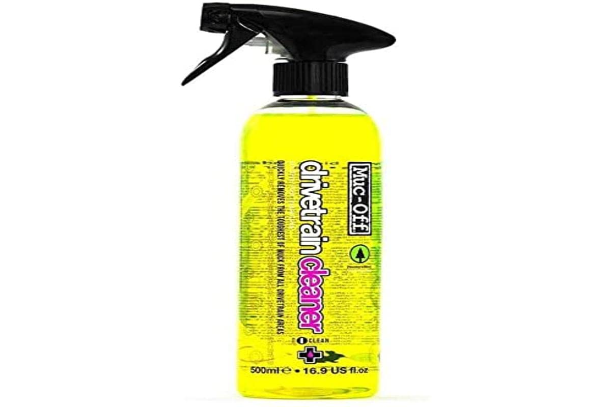 Muc-Off 220 Spazzole per Pulizia Bicicletta, Multicolore, Unica & 295-CT Spray Pulisci Catena Bici e Sgrassatore, 500 ml