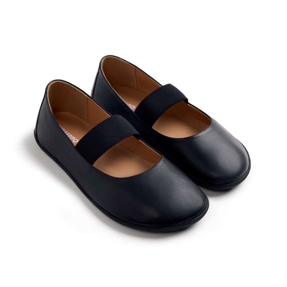 GIOSEPPO MALAKISI, Women's Mary Jane Flat Shoes, Black, 36 EU