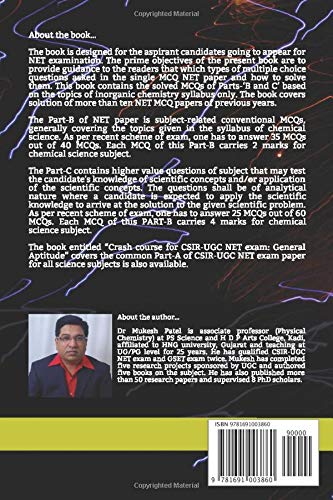 INORGANIC CHEMISTRY for CSIR-UGC NET exam: Inorganic chemistry related MCQs of Part-B & C of NET exam paper