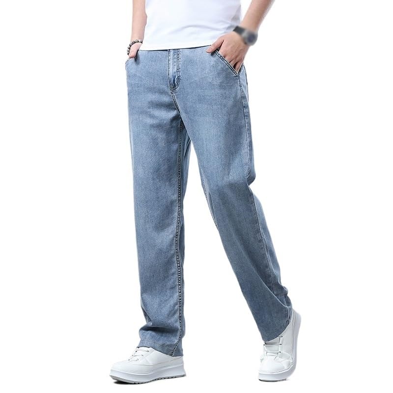 Youth Street Pants Plus Size Jeans Straight Cotton Jeans2