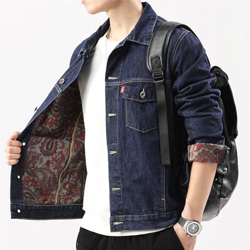 Chaqueta vaquera de hombre estilo occidental cazadora con forro para rutas y escapadas 4