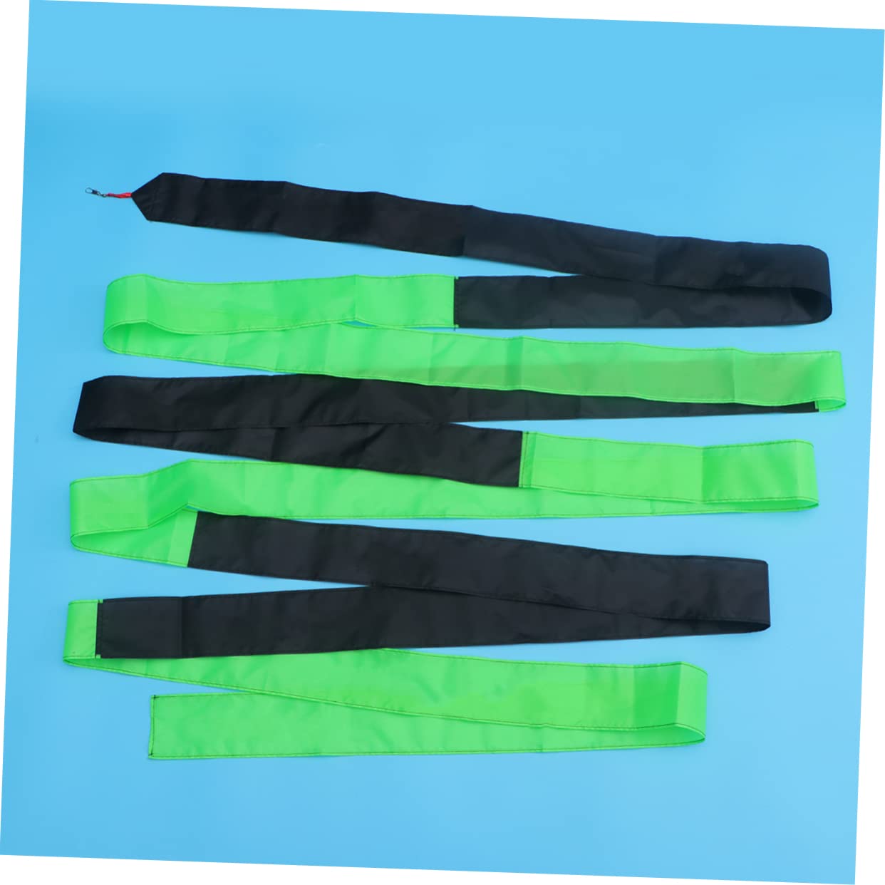 Abaodam 10m Kite Tail Ribbon Turning Streamer in Green 15m Length DIY Kite Tail for Stable Flight