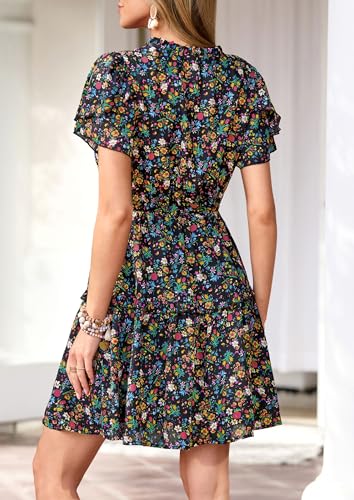Image of PRETTYGARDEN Womens Summer Floral Beach Dresses